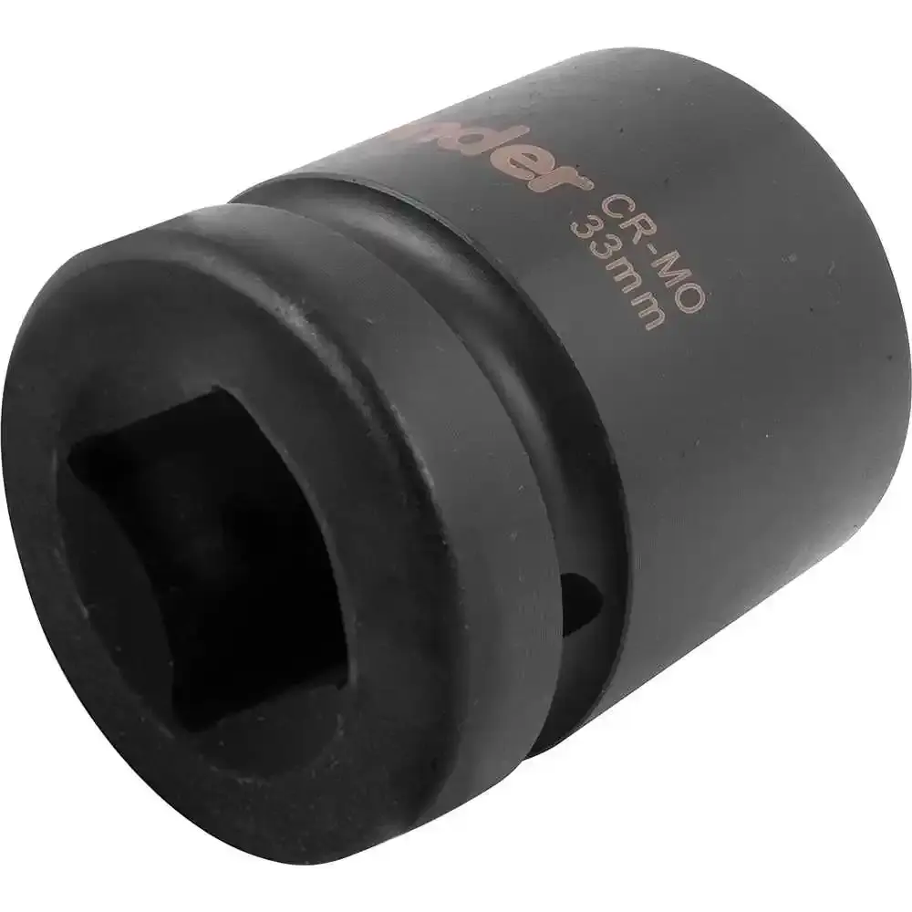 Soquete Sextavado Impacto Encaixe 1 polegada 33MM Cromado VONDER — fotografia 4