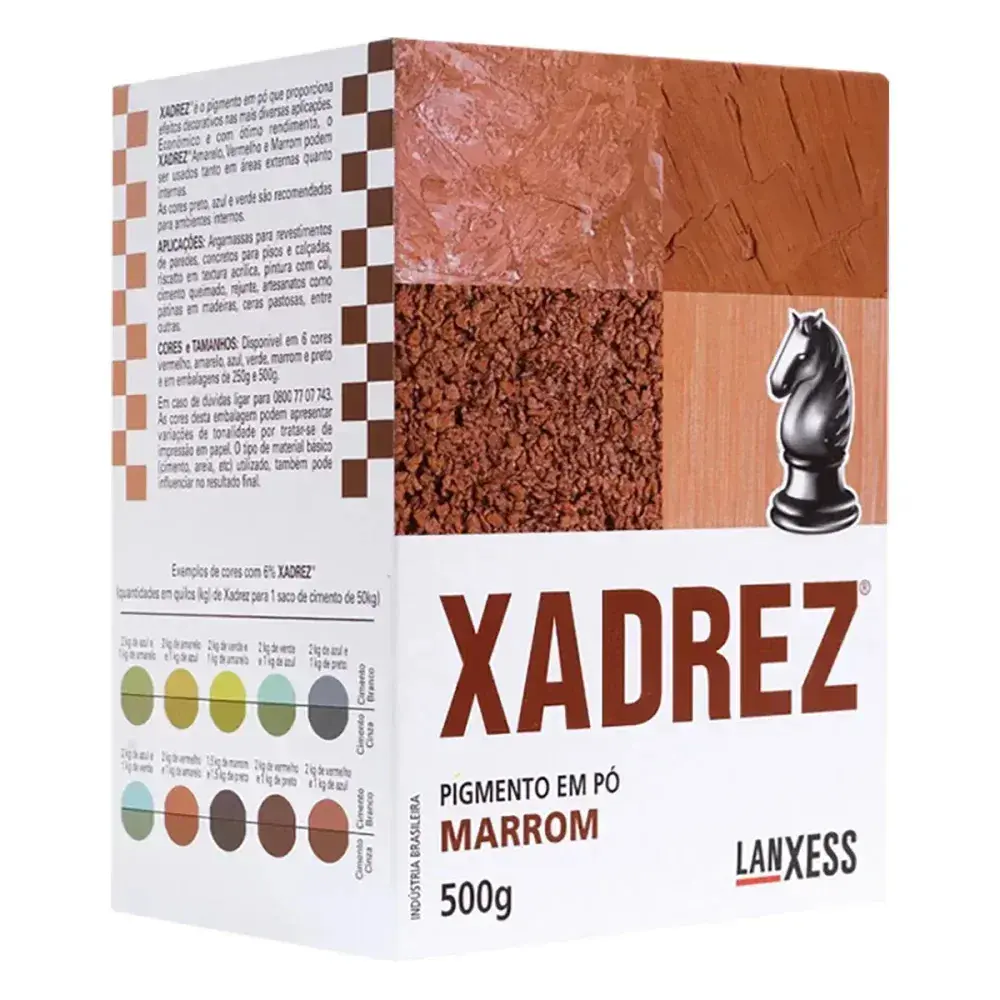 Pó rez 500G marrom Xadrez — fotografia 2