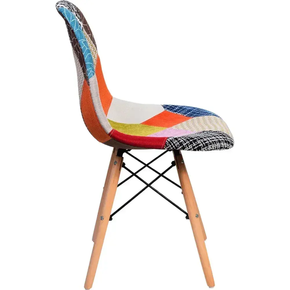 Cadeira eiffel estofada 110KG multicolorida Kala — fotografia 8