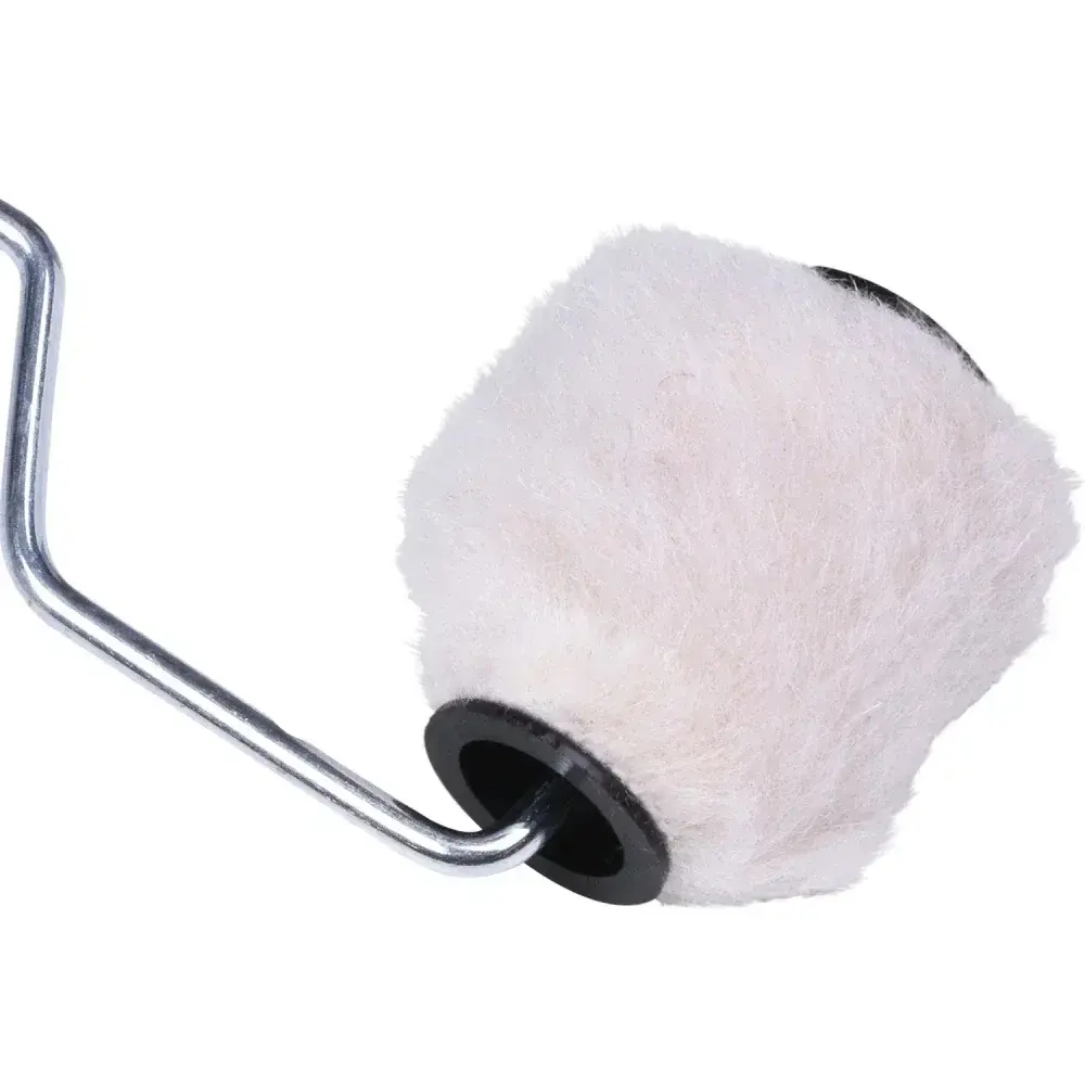 Rolo lã carneiro 9CM com suporte Worker — fotografia 10