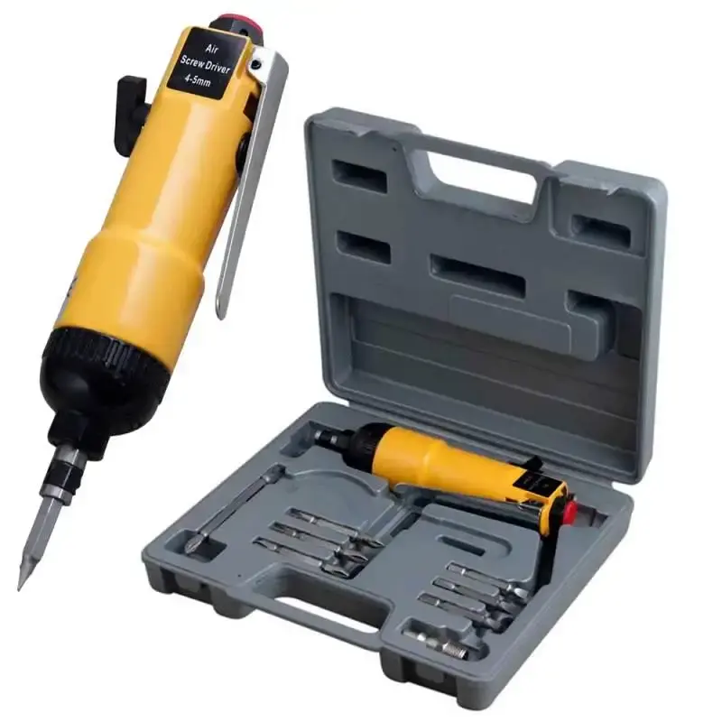 Parafusadeira Pneumática de Impacto 1/4 POL Reta c/ Kit 8 Acessórios e Maleta AT-4060K PUMA — fotografia de referência
