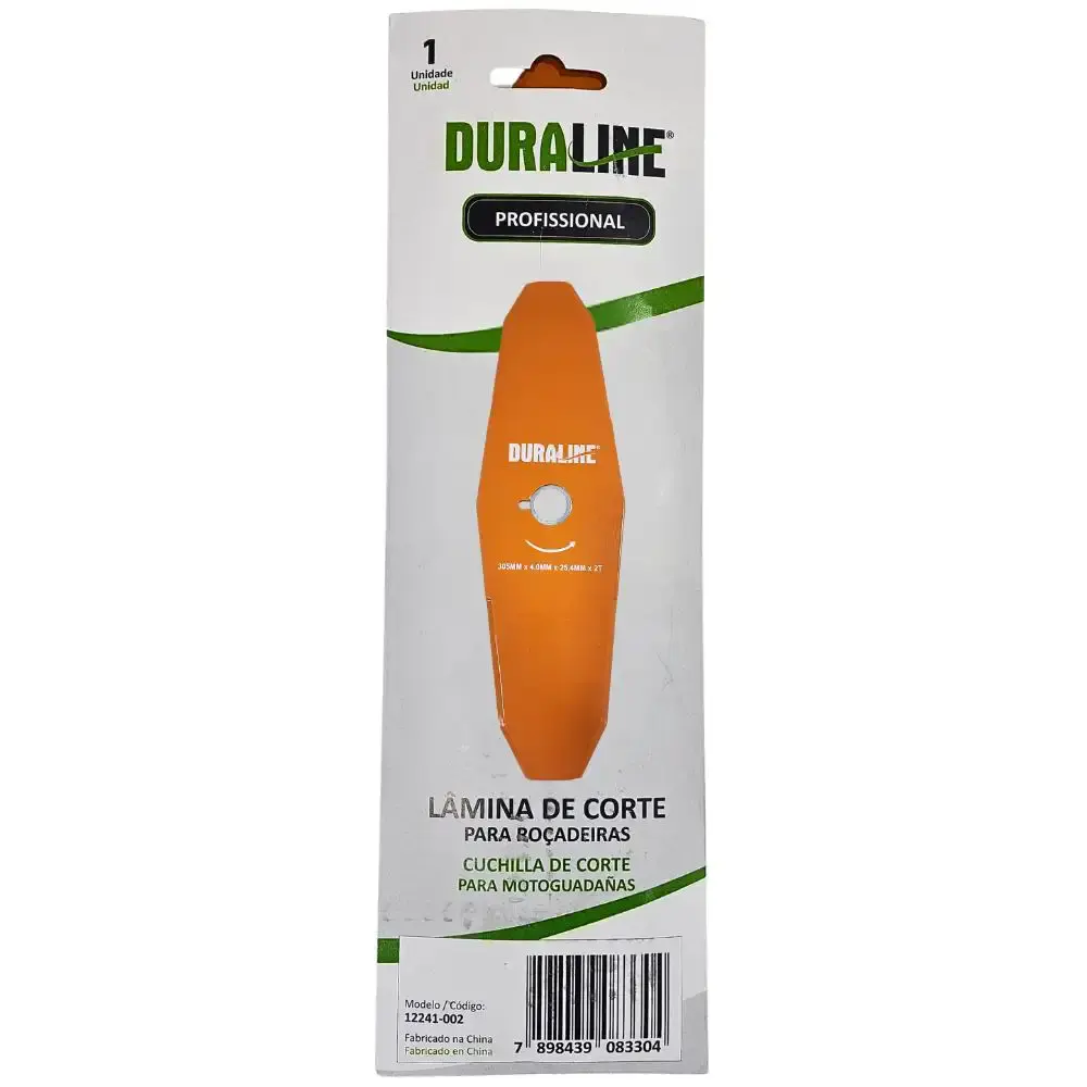 Lâmina com ponta 305 MM furo 25,4/20 MM para roçadeira duraline Tekna — fotografia 4