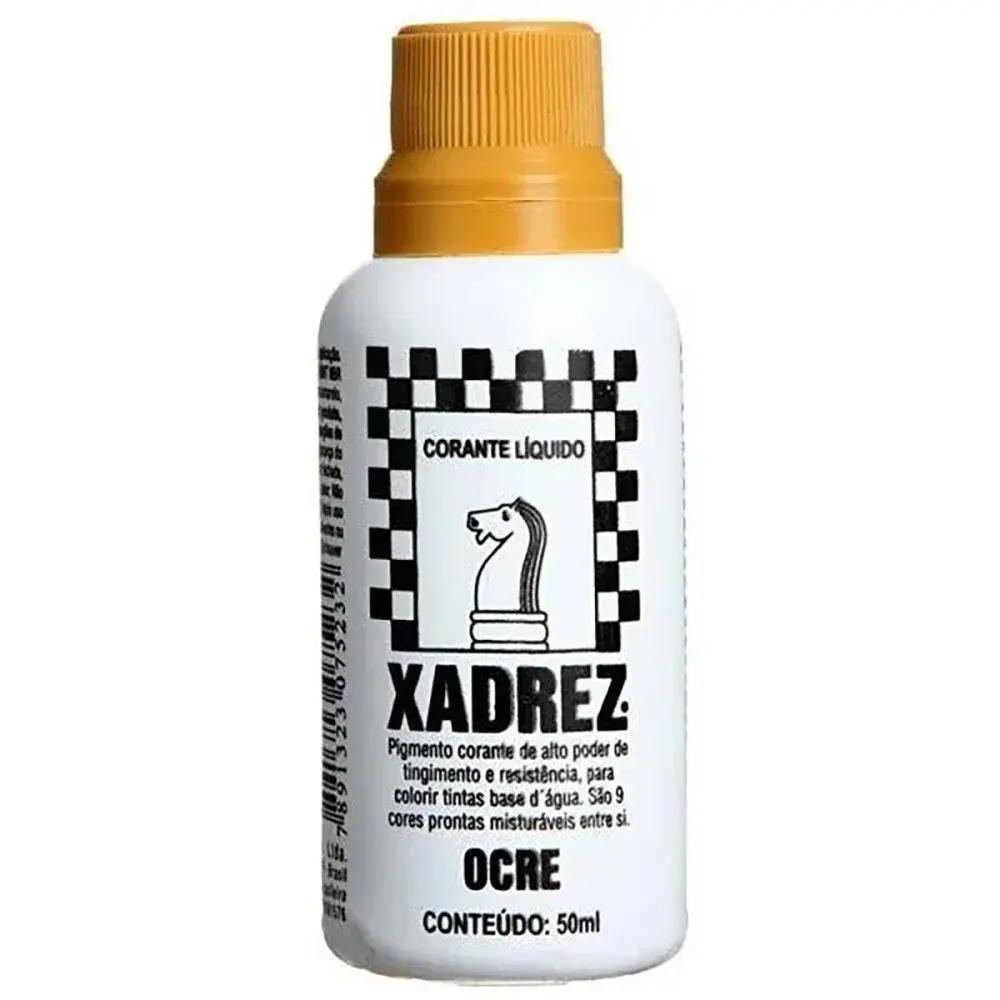 Corante líquido ocre dz rez corante Xadrez Corante