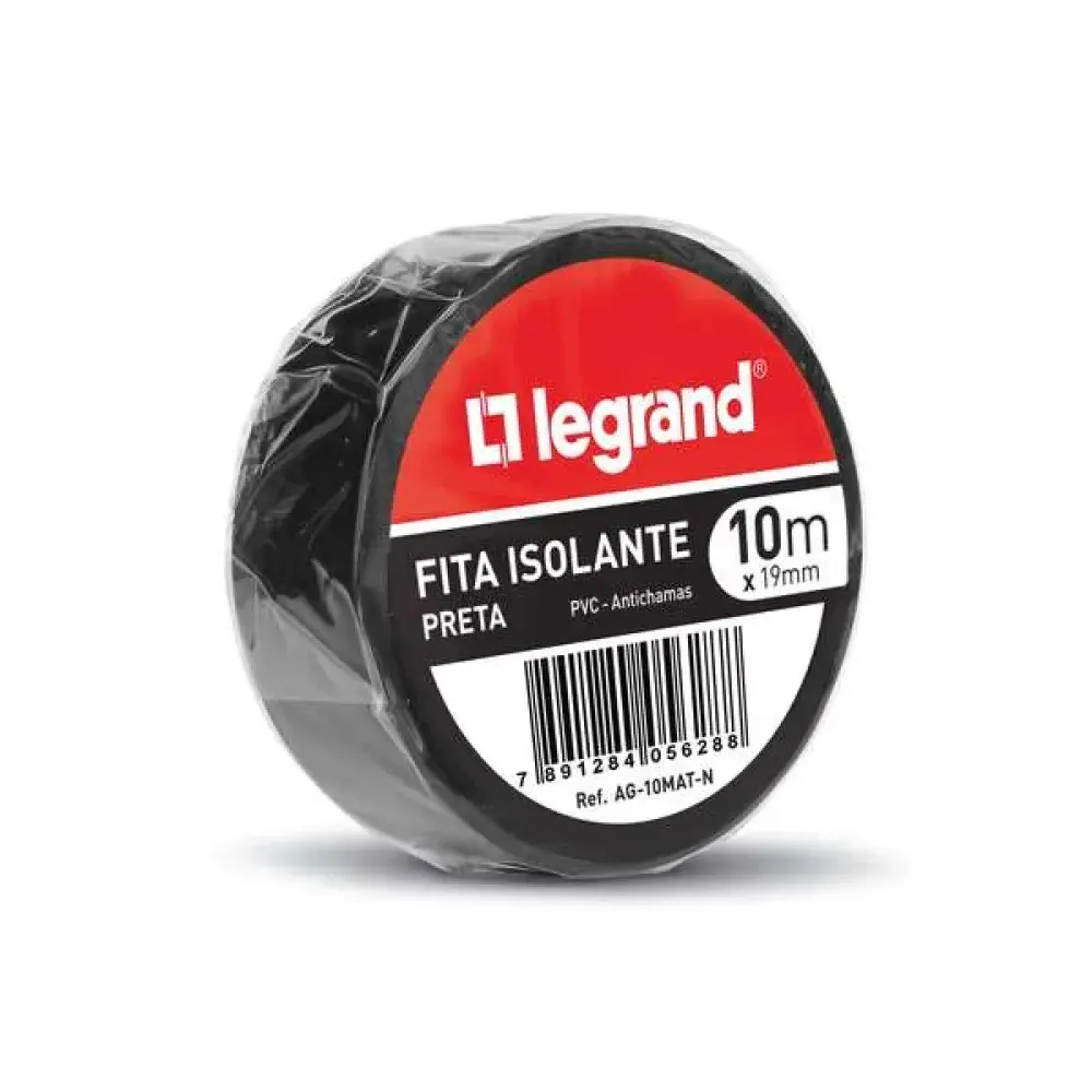 Fita isolante ag 19MM x 10M 1 unidade Legrand — fotografia 3
