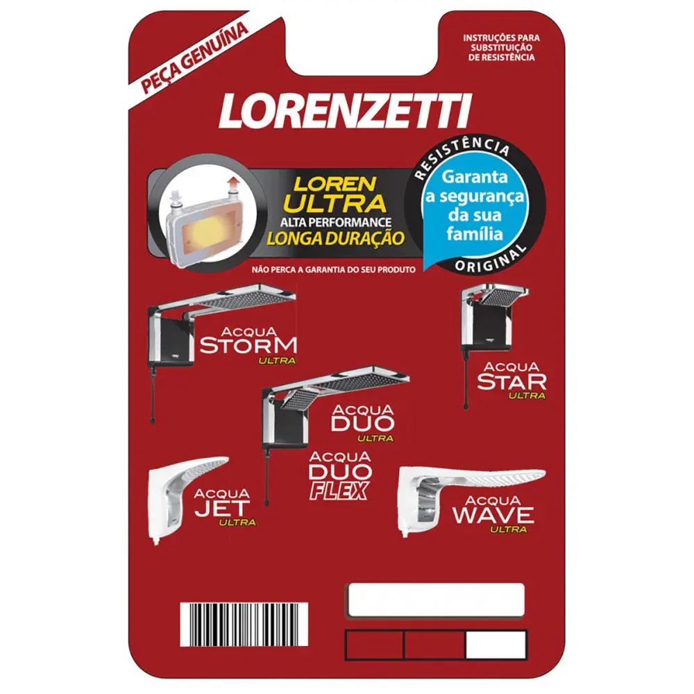 Resistência acqua star 6800W 220V lorenzetti duchas — fotografia de referência