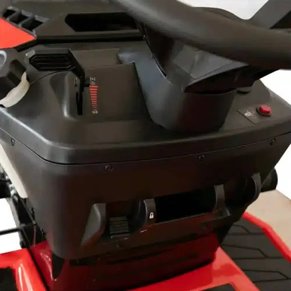 Trator cortador de grama 17 HP gasolina 4 tempos TLT42-17M Toyama — fotografia 5