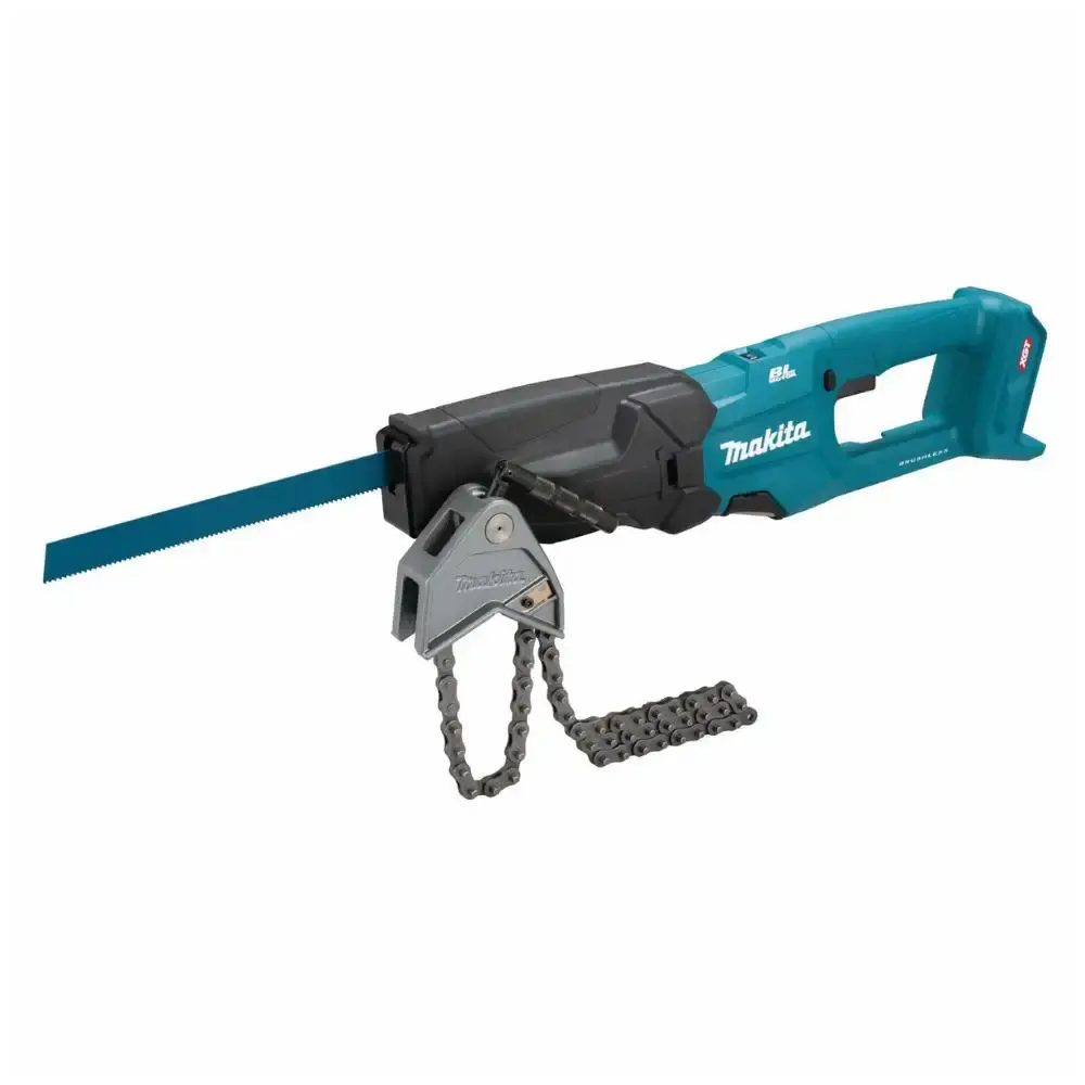 Serra sabre à bateria 40V sem bateria e sem carregador Makita — fotografia de referência