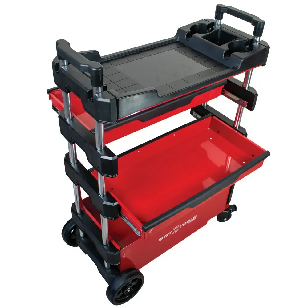 Carrinho para ferramentas vermelho trolley 1205100610 Sigma — fotografia de referência