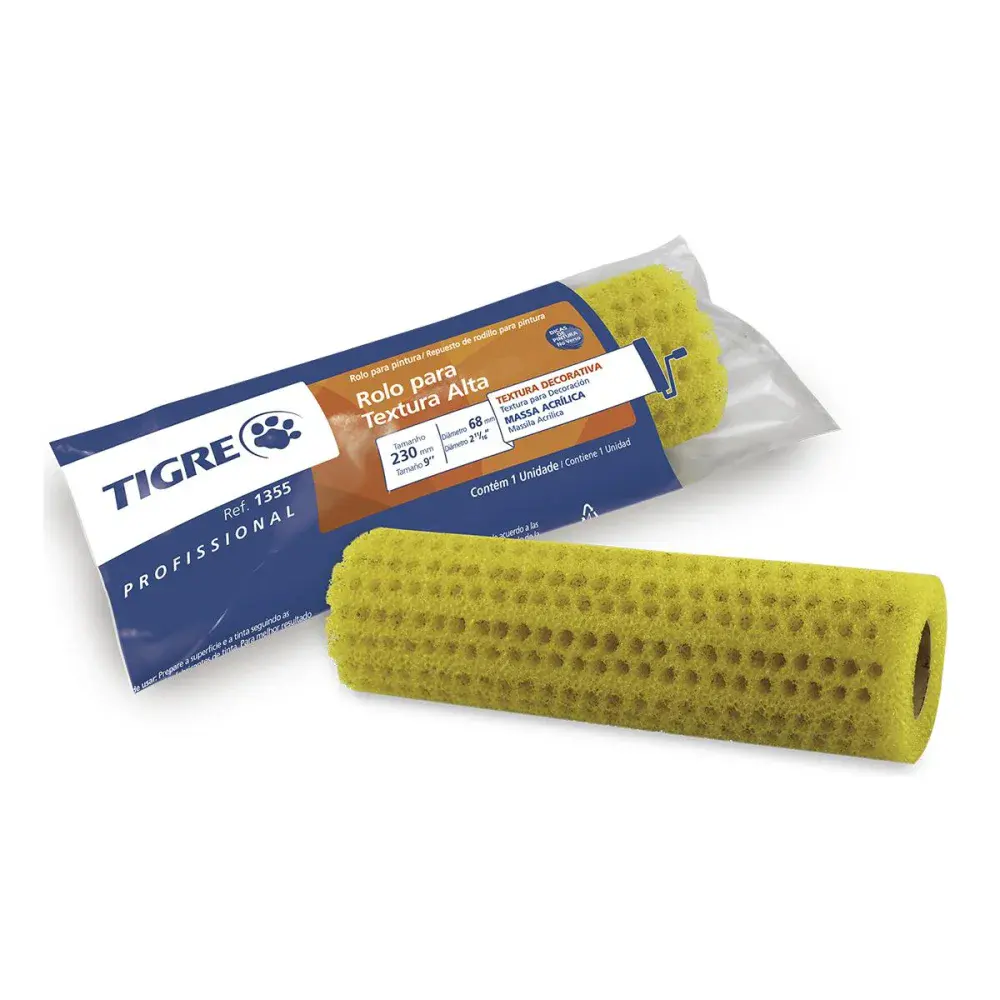 Rolo textura 23CM am pinceis tigre poliester 1355 — fotografia de referência