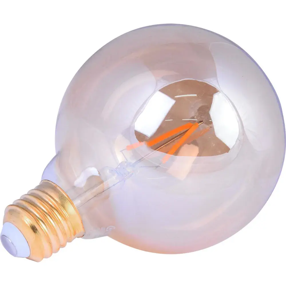 Lâmpada led filamento vintage globo G95 bivolt Liege — fotografia 4