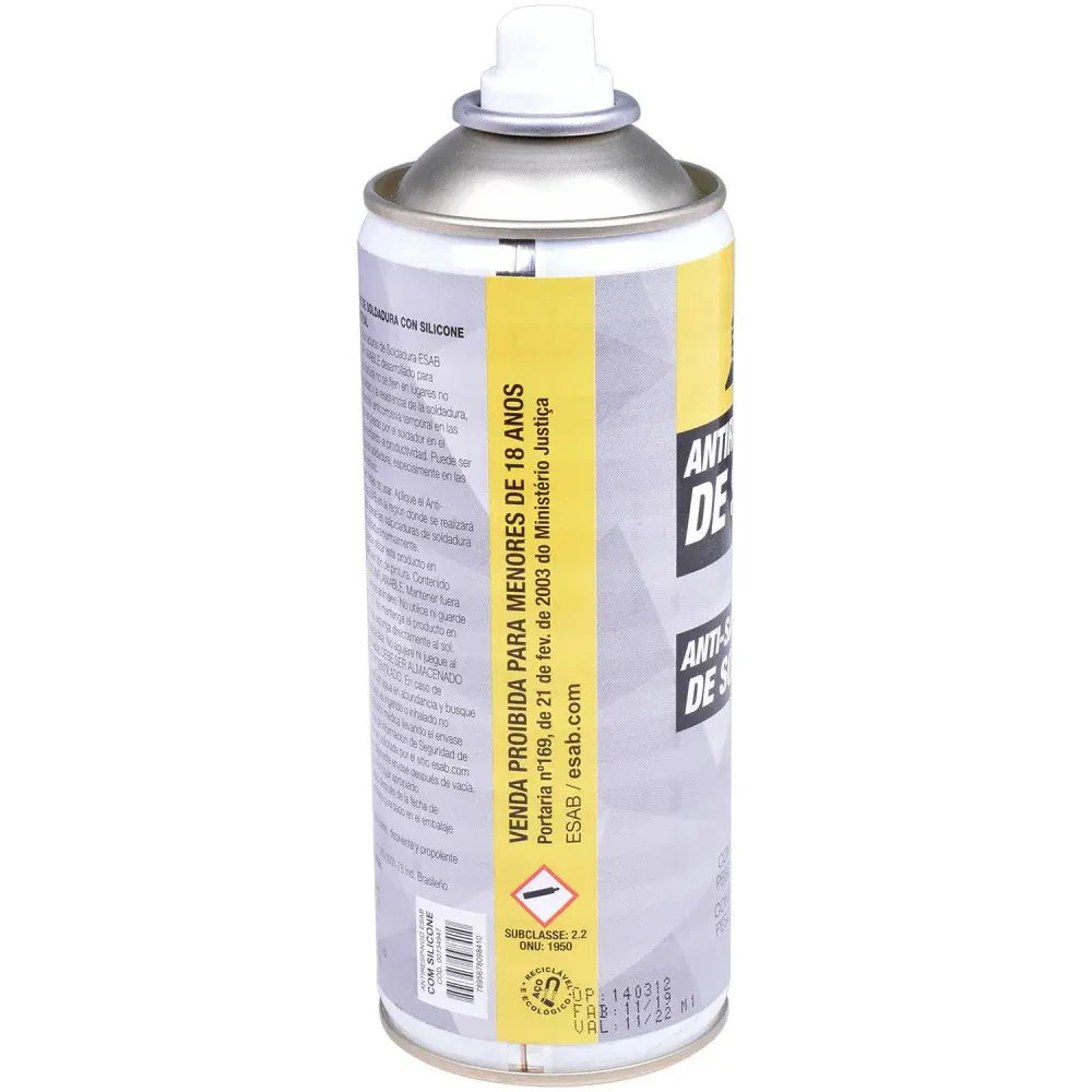 Anti respingos de solda com silicone 400 ml Esab — fotografia 4