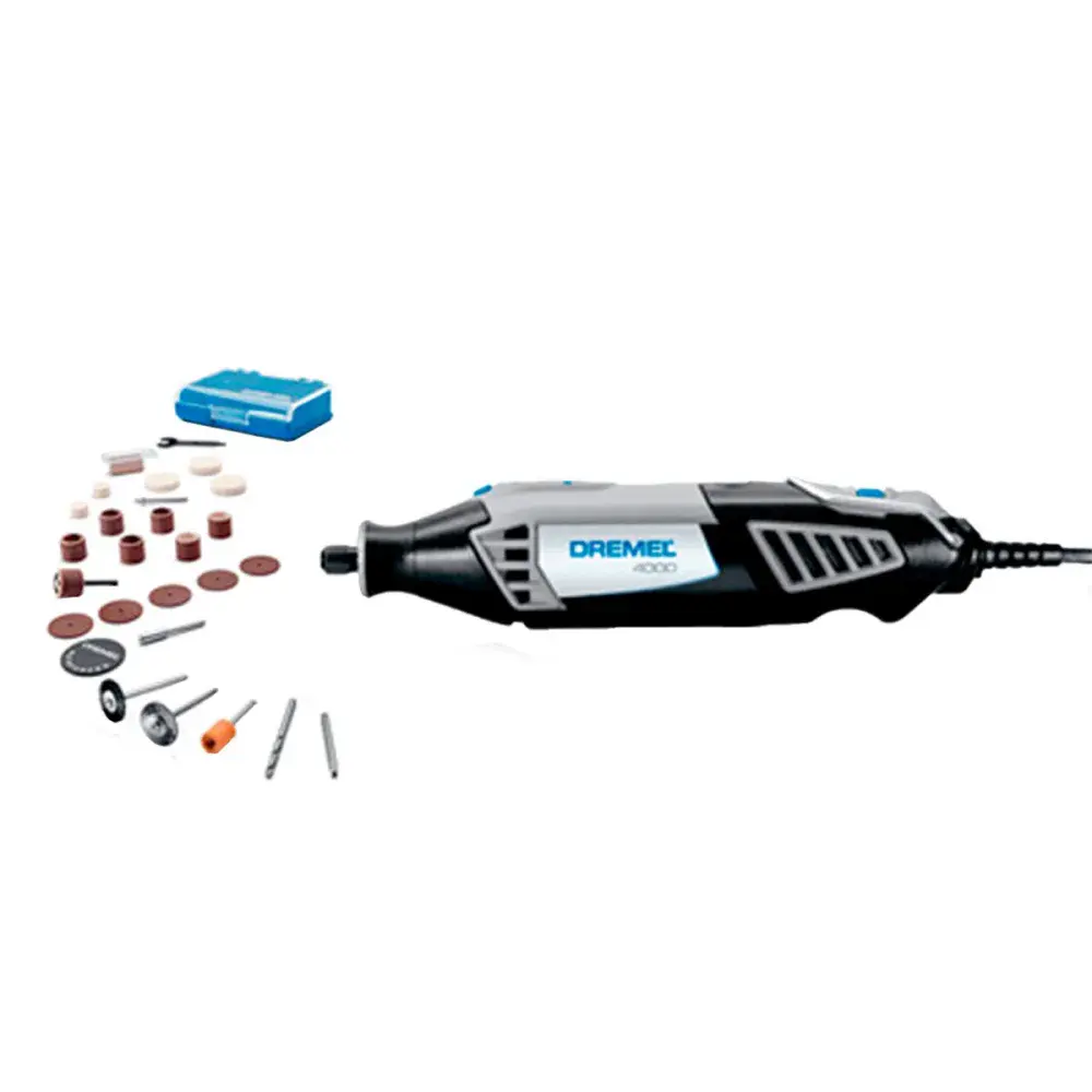 Microrretífica 4000 com acessórios 35000RPM 175W 127V Dremel — fotografia de referência