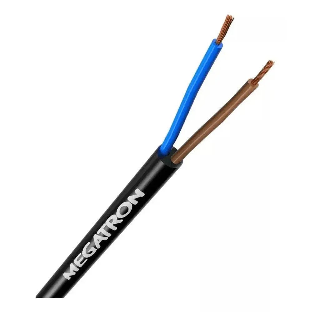 Cabo flexível pp com 2 condutores 4MM 500V 100M Megatron — fotografia de referência