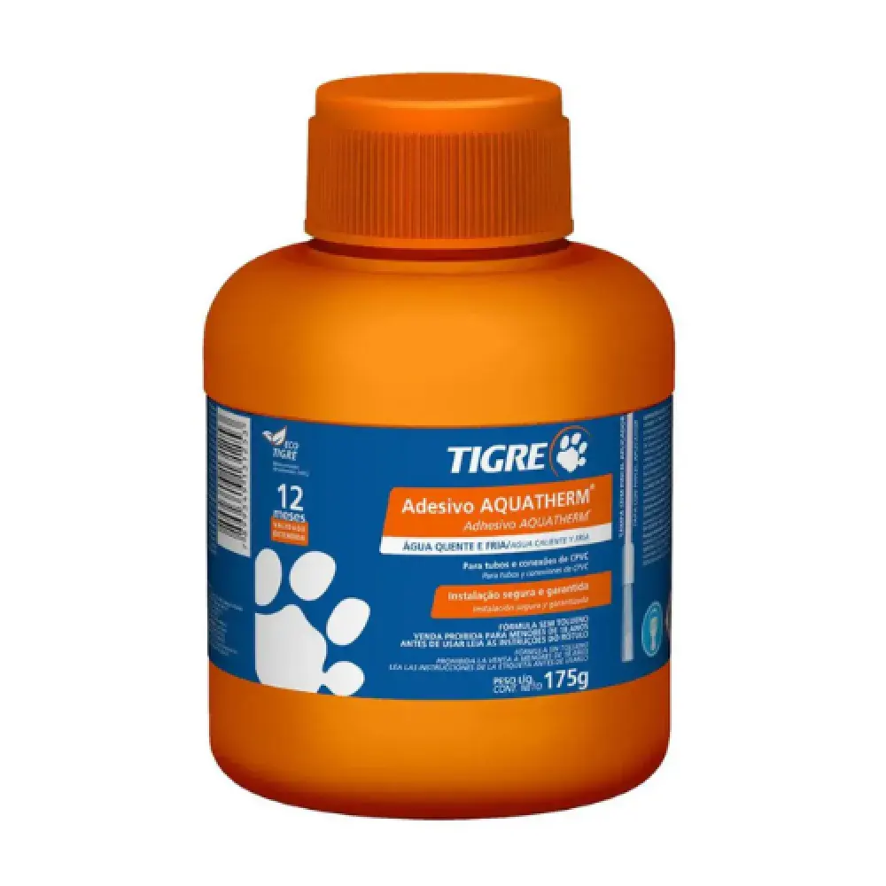 Adesivo aquatherm frasco pincel 175G Tigre