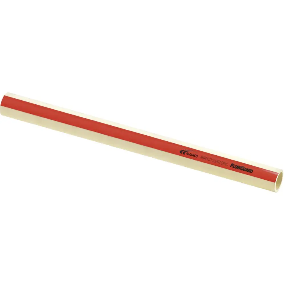 Tubo super cpvc flow guard branco 22MM 3M Amanco — fotografia de referência