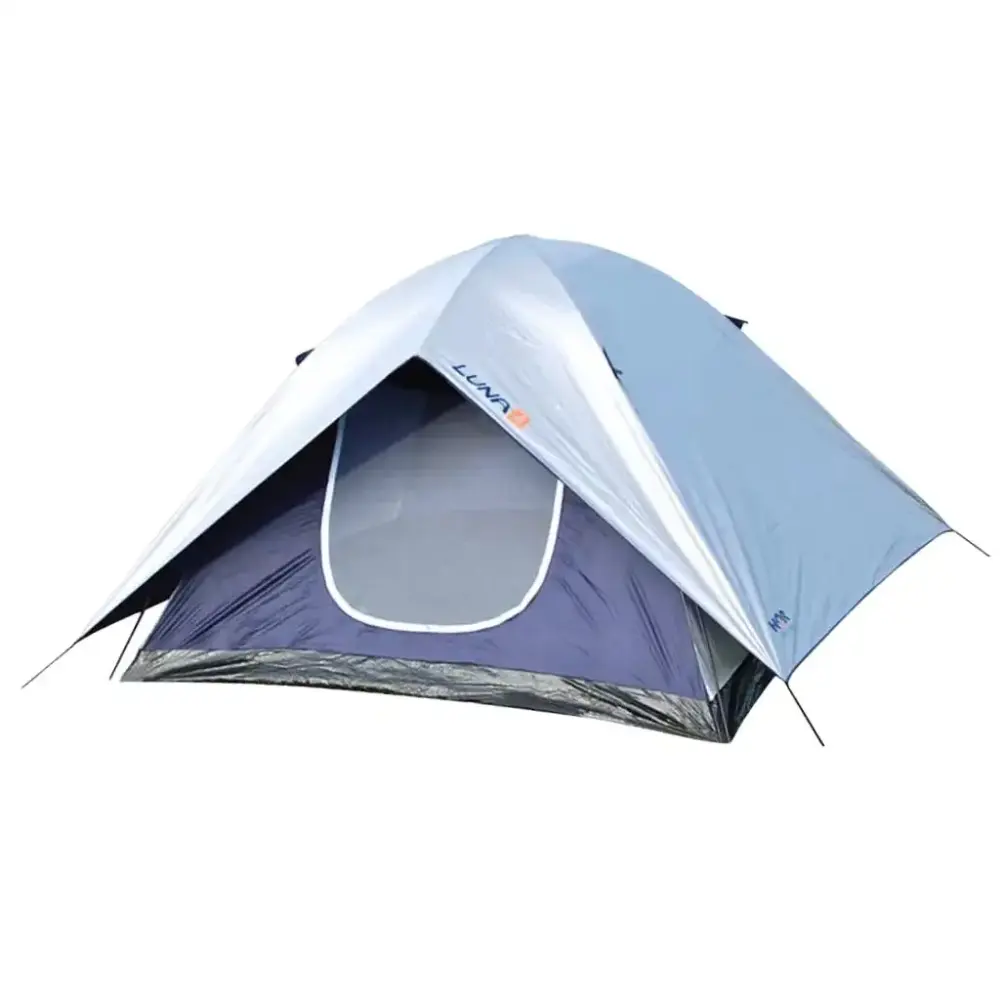 Barraca camping luna para 4 pessoas e colchão inflável multiuso casal Mor — fotografia 2