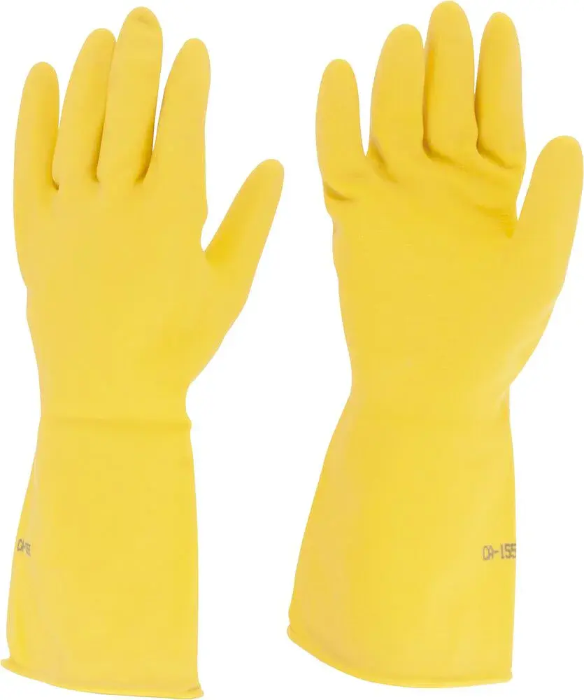 Luva latex med 32CM ad.c/f.amar Sanro — fotografia de referência