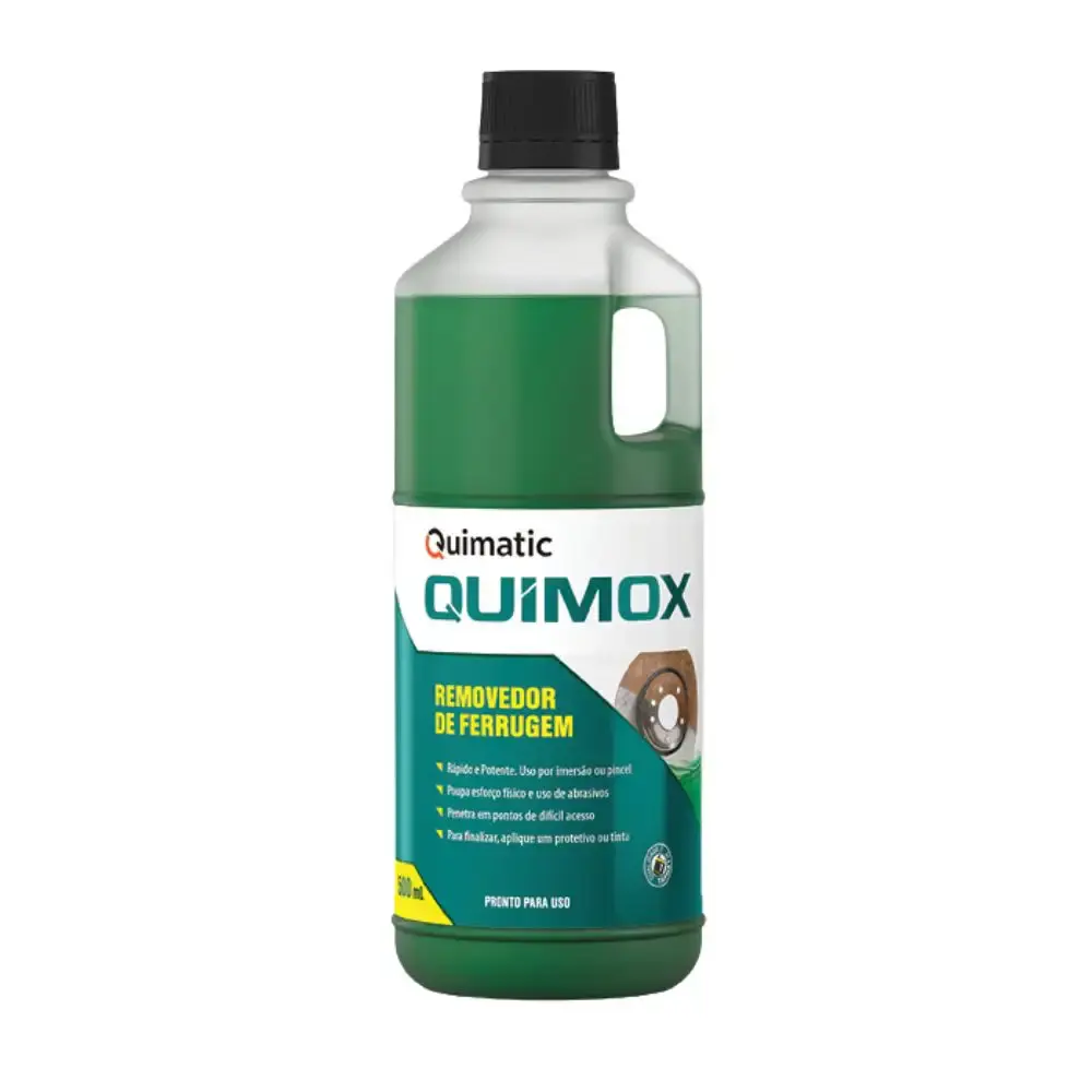 Removedor de ferrugem ultrarrápido 500 ML para metais ferrosos quimox Tapmatic