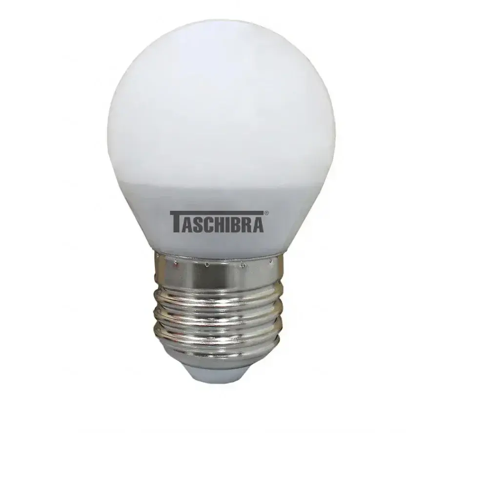 Lâmpada led bolinha leitoso 4,8W 2700K bivolt Taschibra — fotografia 2