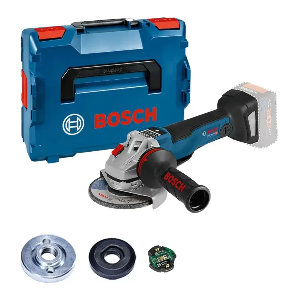 Esmerilhadeira angular gws 18V-10 psc 1000W Bosch — fotografia 4