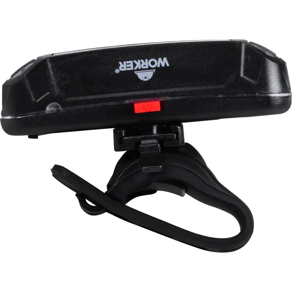 Lanterna para bicicleta traseira 6 estágio led usb Worker — fotografia 10