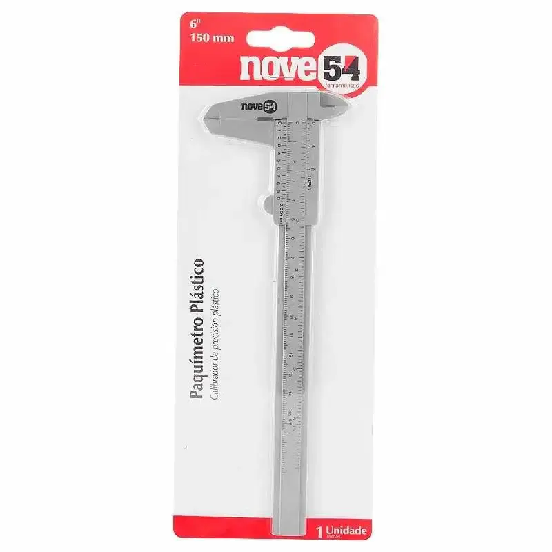 Paquímetro de plástico 6 POL 150 MM Nove54 — fotografia 3