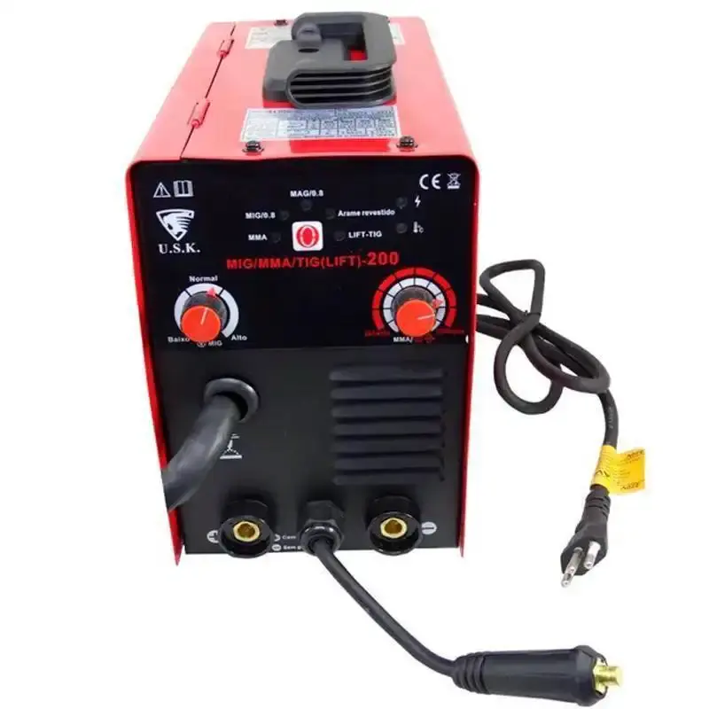 Máquina de solda multiprocesso mig, MMA e TIG LIFT-200 220V USK 220 V — fotografia 4