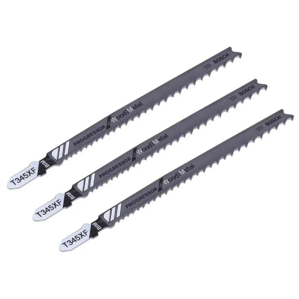Lâmina para serra tico tico madeira / metal 3 peç T345XF Bosch — fotografia 3