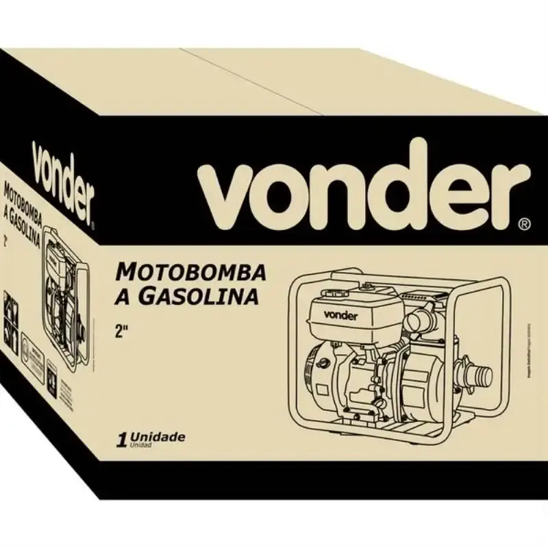 Motobomba à gasolina 2 POL 5,9 HP 4 tempos Vonder — fotografia 6