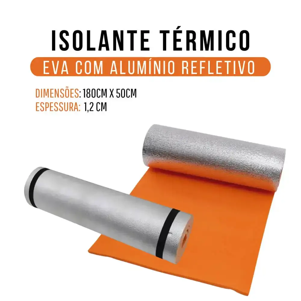 Isolante Térmico em EVA com Alumínio Refletivo 180x50 cm KALA — fotografia 3