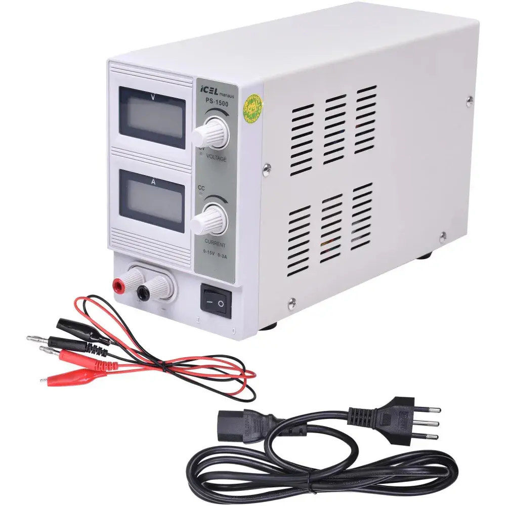Fonte de alimentação PS-1500 3A 15V bivolt Icel — fotografia 6