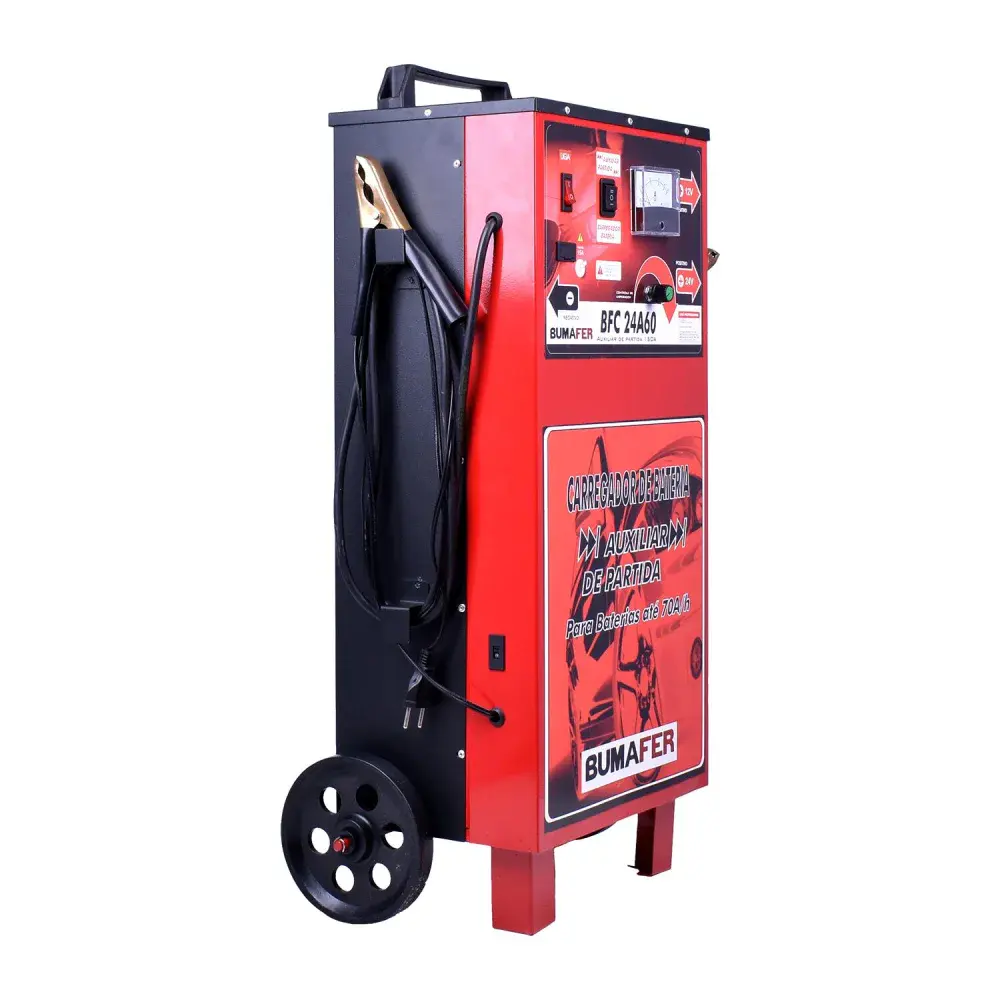 Carregador de bateria BFC24A60 70A 12V-24V bivolt Bumafer — fotografia 4