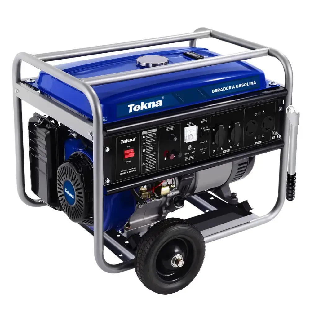 Gerador de energia à gasolina 7.2 KVA 4T bivolt GT8000FBE Tekna