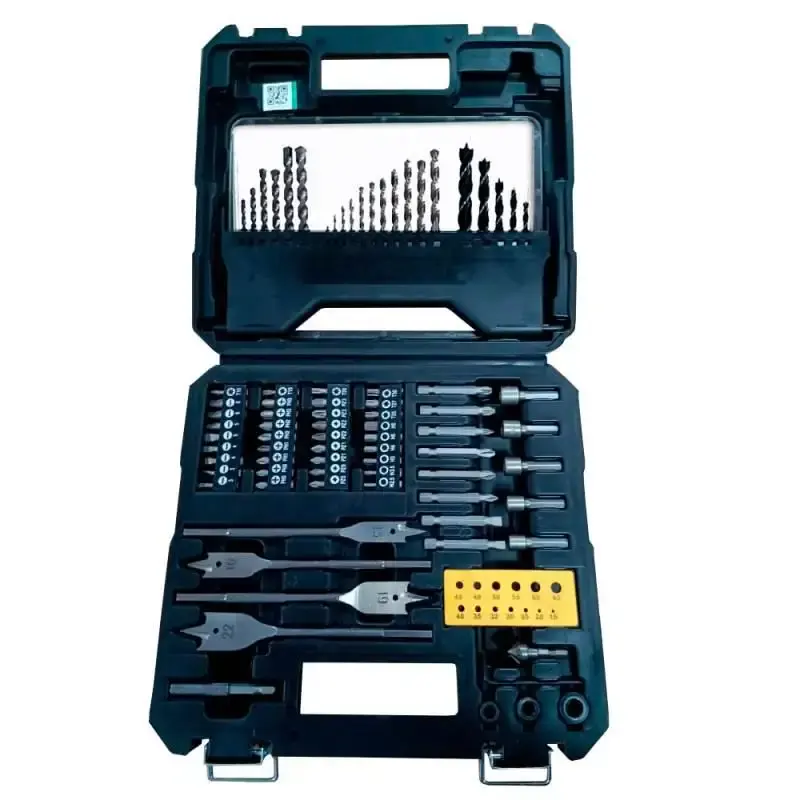 Kit de brocas e bits com 82 peças aço cromo vanádio e maleta HO211 Multilaser — fotografia 2