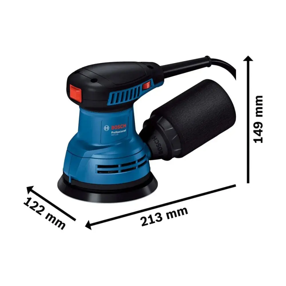 Lixadeira roto orbit rotogex 125 220V Bosch — fotografia 6