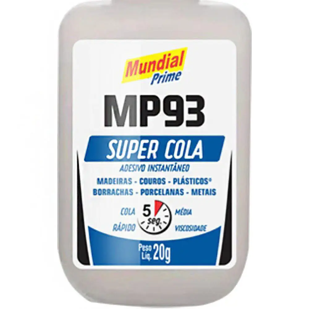 Super Cola Instantânea 20 g MP93 10 Unidades MUNDIAL PRIME — fotografia 5