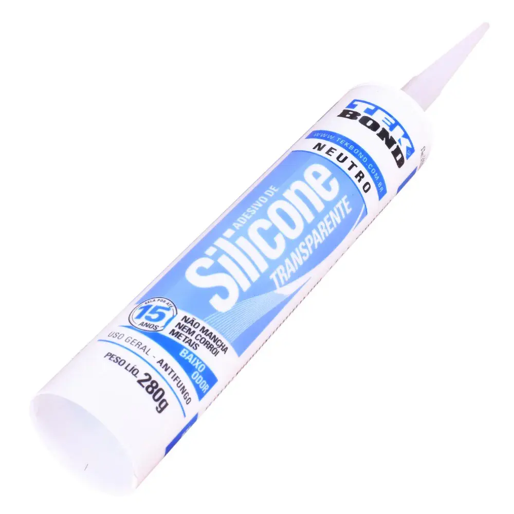 Silicone neutro transparente 280G Tekbond