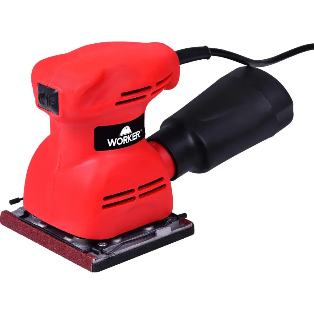 Lixadeira vermelha orbital 200W 11000 opm 127V Worker
