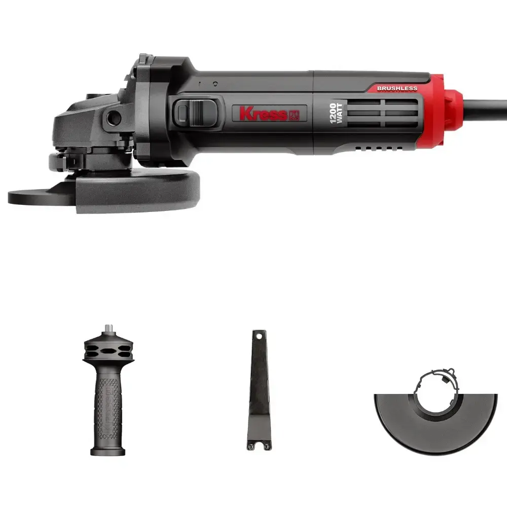 Esmerilhadeira angular 5POL 1200W brushless 220V KUS26 Kress — fotografia 3