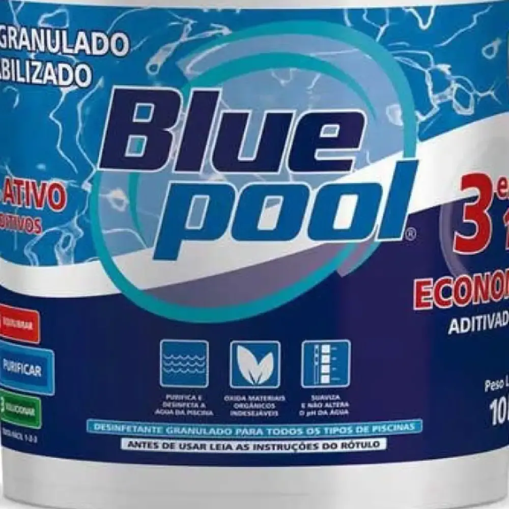 Cloro Piscina Balde 10 kg com Floculante Clarificante 1 kg FLUIDRA — fotografia 4