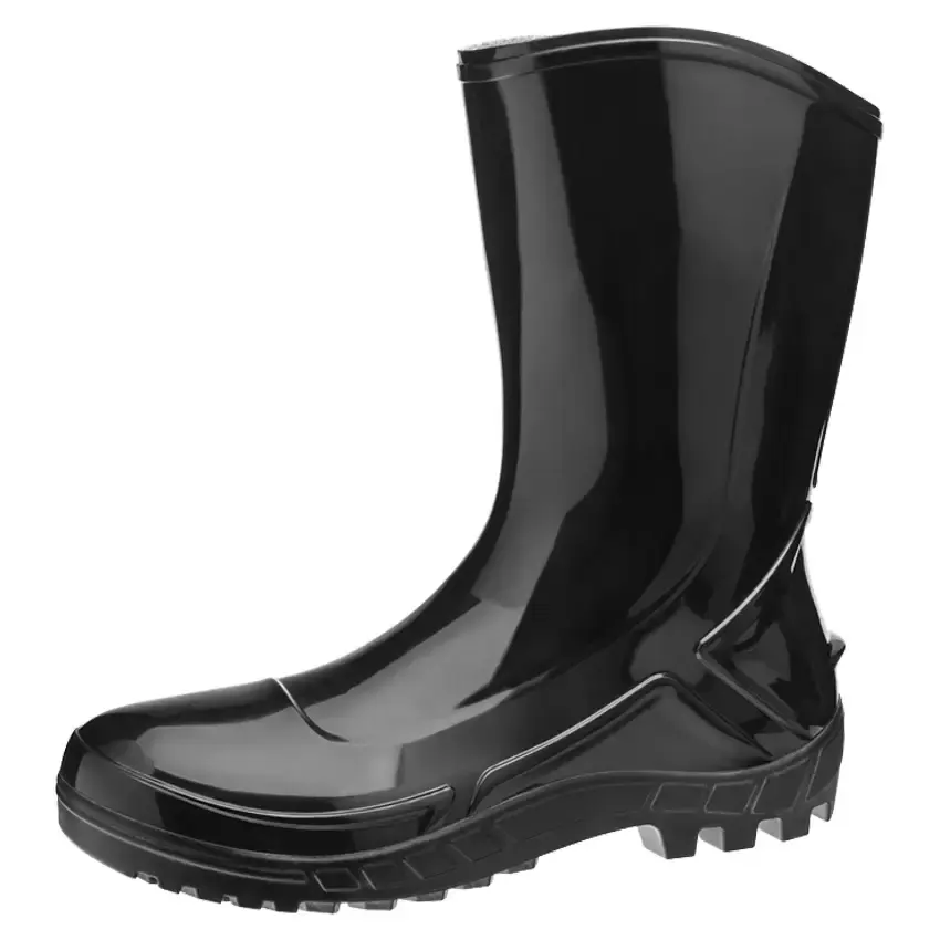 Bota ocupacional impermeável vulcaflex galocha PVC 110VFLEX-PR | 700453 preto Marluvas 42 — fotografia de referência