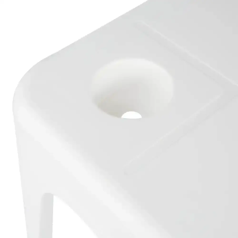 Mesa Plástica de Apoio com Porta-Copos 43 x 51 cm Várias Cores MOR Preto — fotografia 10