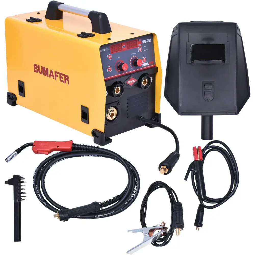 Inversora de solda mig e eletrodo com tocha 200A 220V Bumafer — fotografia de referência