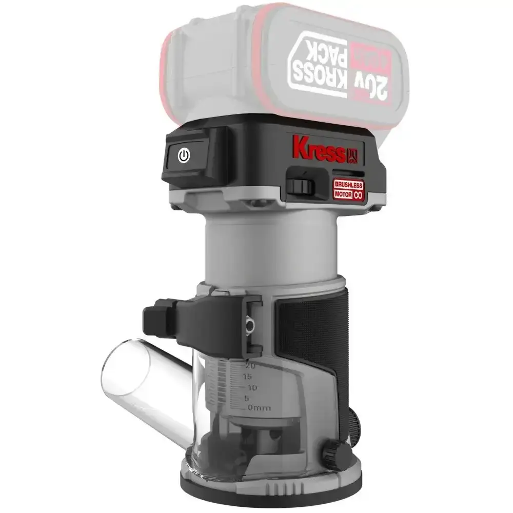 Tupia 6MM para laminado 20V Kress com fresa macho e fêmea 6MM evald — fotografia 6