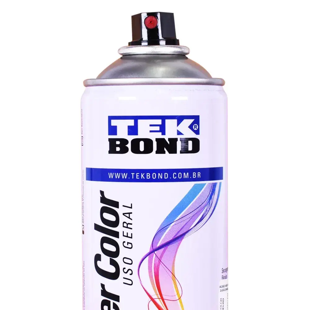 Tinta spray uso geral vermelho 350ML Tekbond — fotografia 8