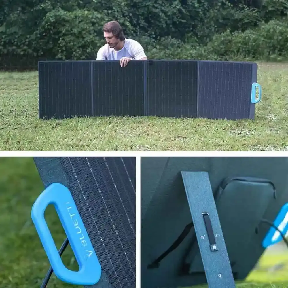Painel solar 200W para gerador e estação de energia PV200D Bluetti — fotografia 11
