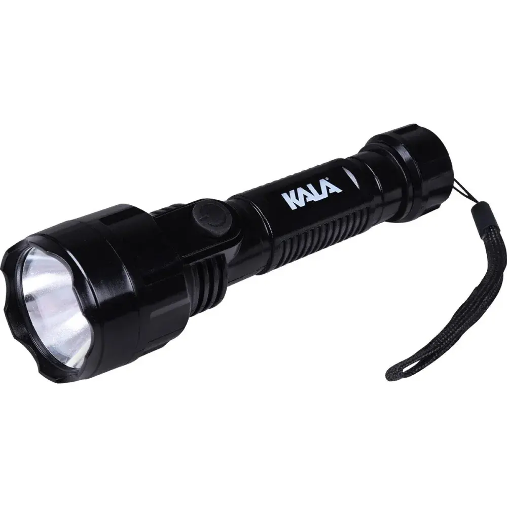 Lanterna super led 2AA preto Kala — fotografia de referência