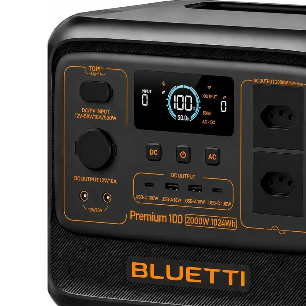 Estação de armazenamento de energia portátil premium elite 100V2 2000W Bluetti 220 V — fotografia 5