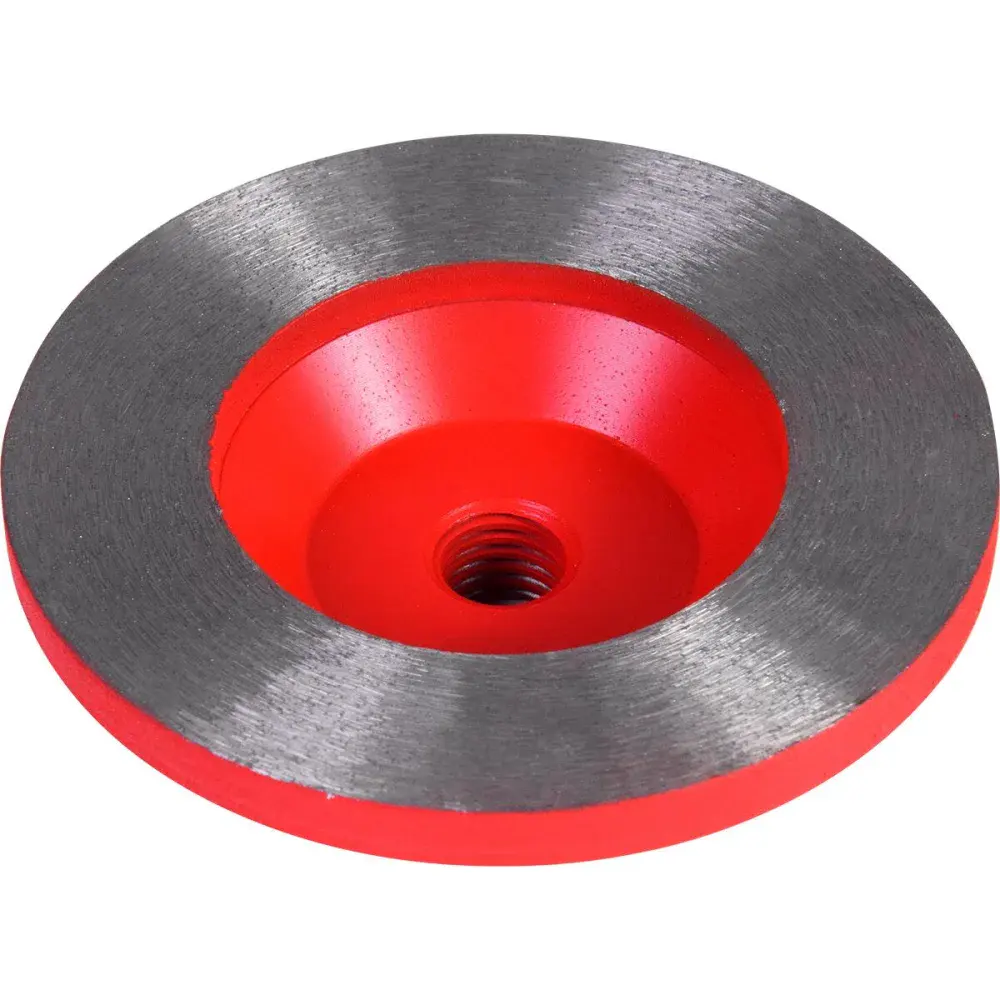 Rebolo diamantado liso 3.3/4 95MM M14 13200RPM grão 100 Worker — fotografia 3