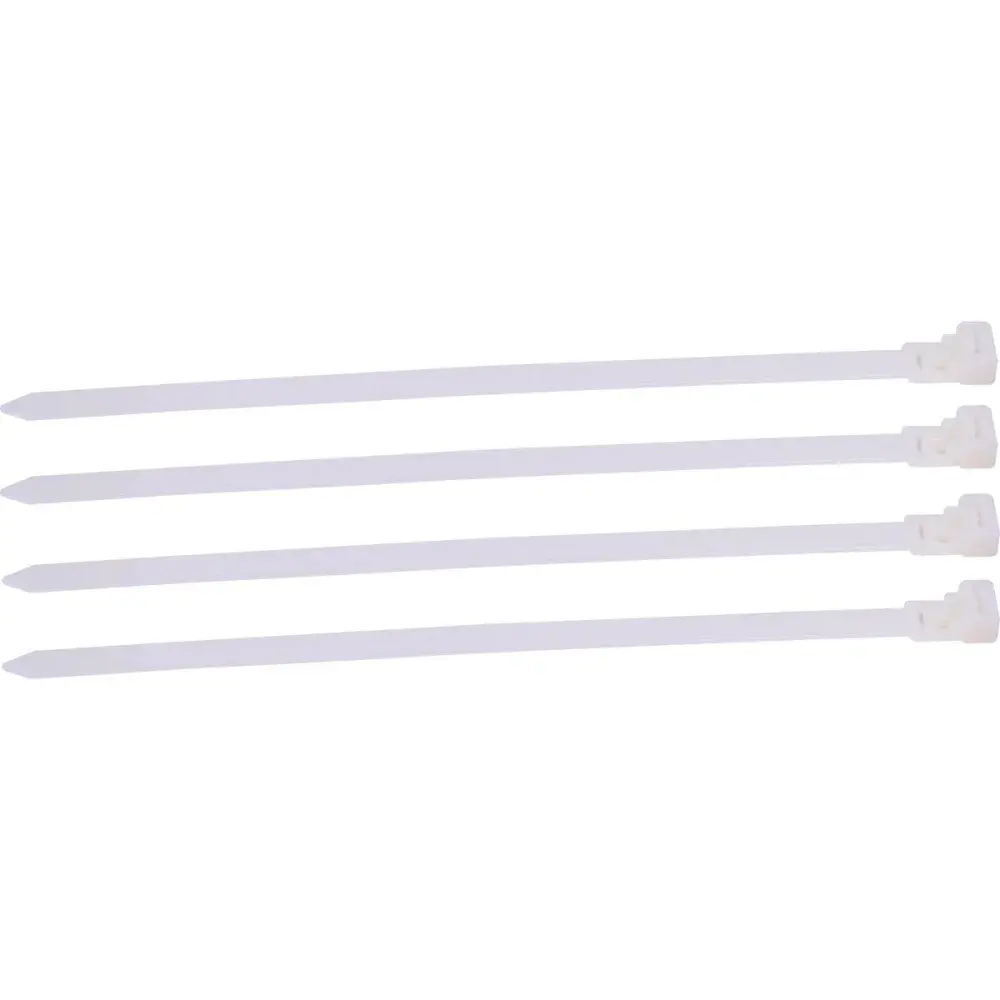 Abraçadeira com trava 200 x 7,6MM branca 20 peças Worker — fotografia 2